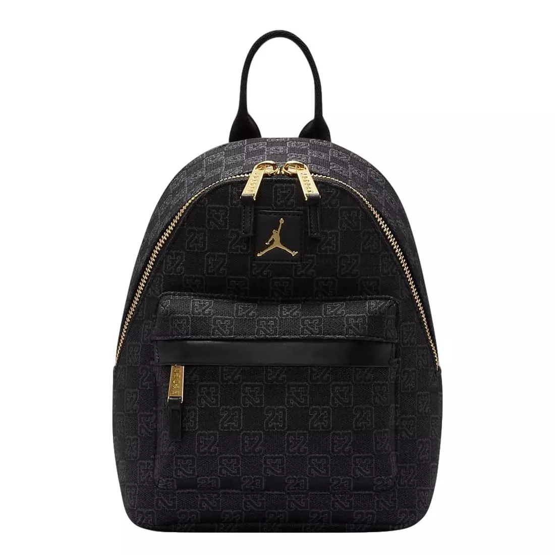 Jordan retro 12 outlet backpack black and gold